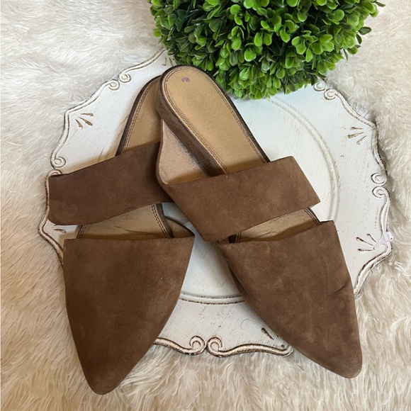 Splendid Shoes - Splendid tan Brown Suede Women's Mules size 9.5